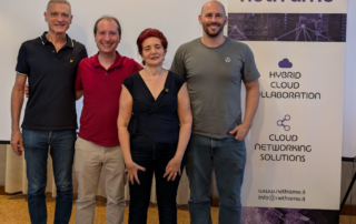 Serata Modena Full Stack dedicata al power speaking per informatici, sponsor Netframe